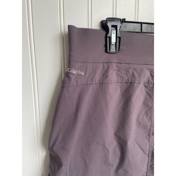 Columbia Skort Women's Large Purple All Seasons Ruched Outdoor Hiking Travel - Picture 4 of 6